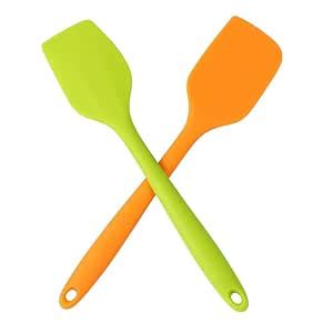 Buy RIVERMARK Premium Silicone Spatula Set of 2 – Flexible Heat ...