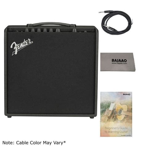 Buy Fender Mustang LT50 230V Combo Guitar Amplifier with Cable ...