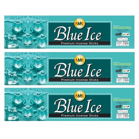 NMK Industries Agarbatti Blue Ice Premium Incense Sticks for Home Use ...