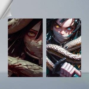 VIRGIN ARTS | OBANAI IGURO - SNAKE HASHIRA | DEMON SLAYER | ANIME | 300 ...