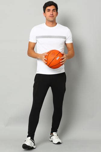 KA53 Chest Stripe DriFit Tshirt | White – ka53mensclub