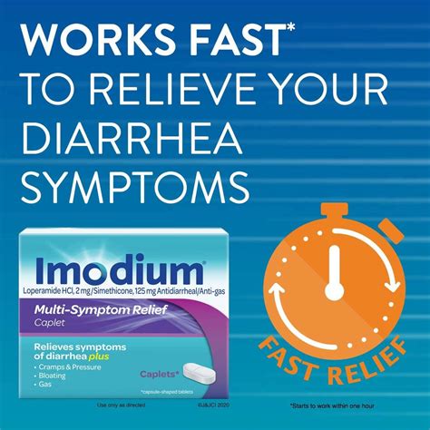 Imodium Multi-Symptom Caplets - 18 ct - Diarrhea Relief with Gas, Bloating, & Cramps | Buy Now ...