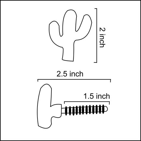 Black Color Cactus Kitchen Door Knobs – NEERJA INTERNATIONAL INC