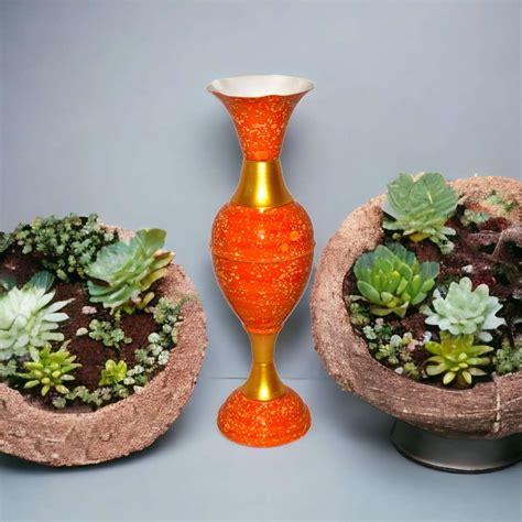 Sahar handicrated Metal Flower Vases For Home Decor|Living Room|Eye ...