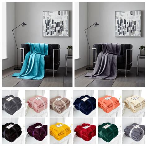 SHERPA FLANNEL THROWS