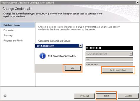MS SQL Server Cannot Connect to the Report Server Database 的图像结果
