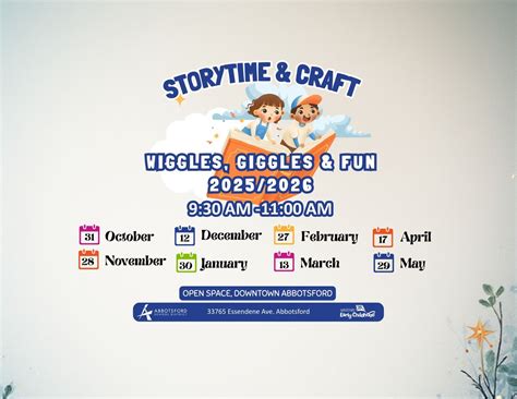 Storytime and Craft at Open Space, Open Space, 33765 Essendene Ave ...