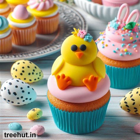 Easter Chick Cupcake Decoration Ideas, Cupcake Ideas, Mini Cake Ideas