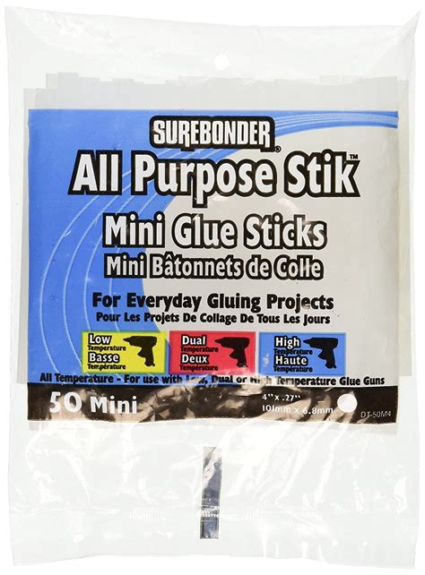 All-Purpose Stik Mini Glue Sticks-.28"X4" 50/Pkg : Amazon.in