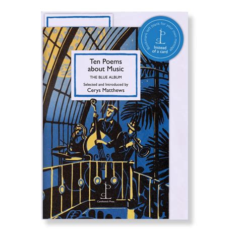 Ten Poems about Music - Blue Album (Instead of a Card) – Southbank Centre Shop