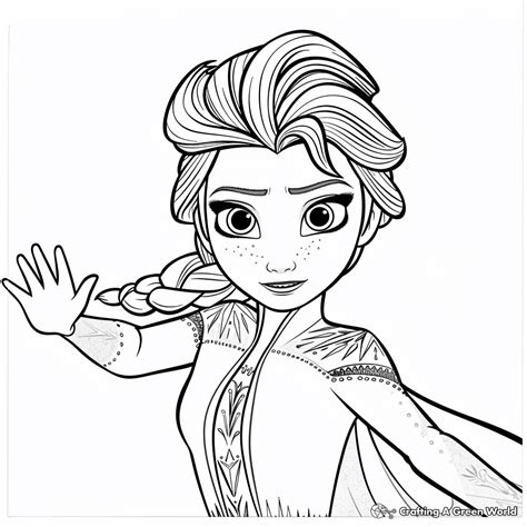Frozen 2 Colouring Pages Free Printable