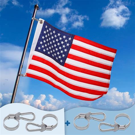 Affordura Boat Flag with 4 American Flag Clips - India | Ubuy