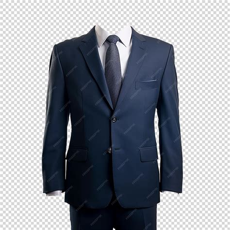 Mens suit without head on transparent background | Premium AI-generated PSD