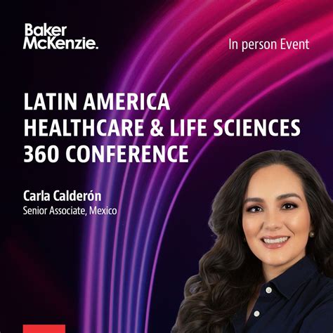 Carla Calderón participará en la 3ª edición del “Latin America Healthcare… | Baker McKenzie México