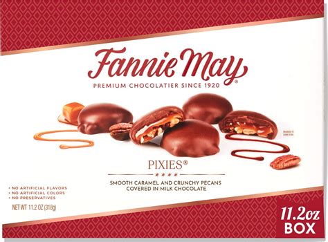 Amazon.com : Fannie May, Milk Chocolate Candy, Mint Meltaways, 14 oz ...