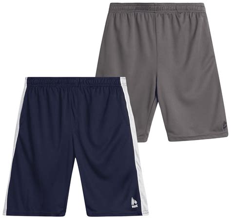 RBX Boys' Athletic Shorts - 2 Pack Athletic Performance Mesh Basketball ...