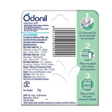 Odonil Jasmine Mist Air Freshener, 75 gm Price, Uses, Side Effects ...