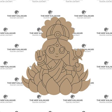 Lakshmiji Premarked MDF Cut Out - 120 – The MDF Kalakari