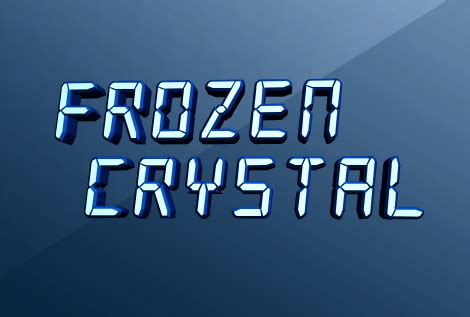 Frozen Crystal Font | dafont.com