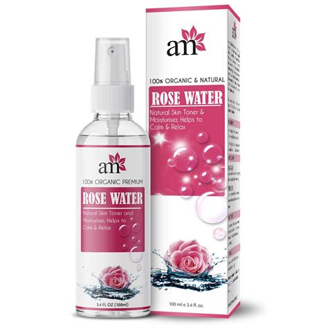 Buy AromaMusk 100% Organic & Natural Premium Rose Water/Skin Toner ...