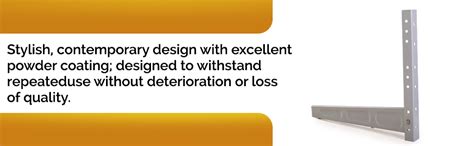 FIDELE Split AC Outdoor Stand for 1.0, 1.5, 2 Ton AC | Wall Mount ...