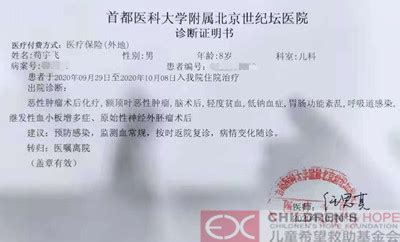 爱心捐助:苟宇飞--儿童希望救助基金会