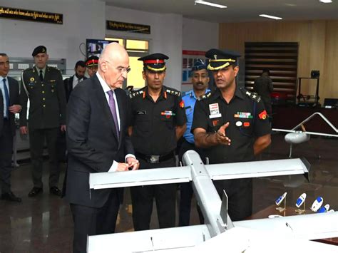 Greek defence minister visits Bengaluru military station, hails Indian ...