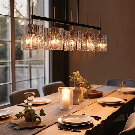 Linear Chandelier Dining Room: Elevate Your Space with Elegance