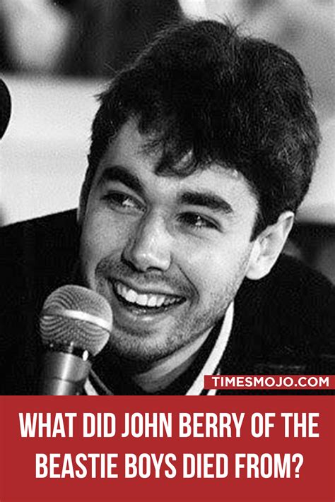 What did John Berry of the Beastie Boys died from? - TimesMojo