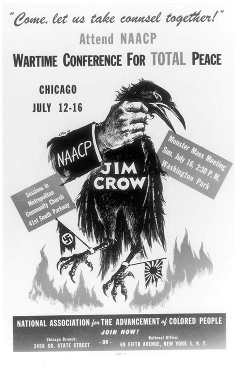 The NAACP worked to eradicate the racial discrimination symbolized by ...