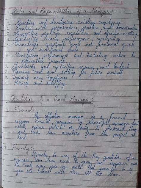 Image result for Management Notes