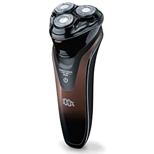 Beurer HR 8000 rotary shaver Precision cutting system with 3 spring ...