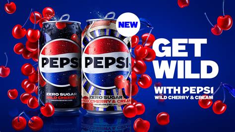 Pepsi Launches New Permanent Wild Cherry & Cream Flavor