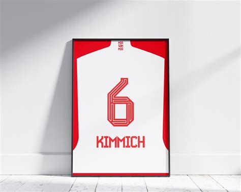 Buy Printable Joshua Kimmich Shirt 2023-2024 New Kit Germany Online in ...