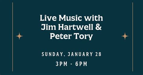 Live Music with Jim Hartwell and Peter Tory, Middleton Brewing ...