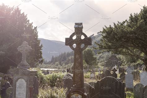 Celtic cross featuring glendalough, cross, and ireland | High-Quality ...