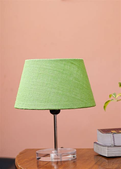 Get Celeste Table Lamp with Light Green Conical Shade at ₹ 2390 | LBB Shop