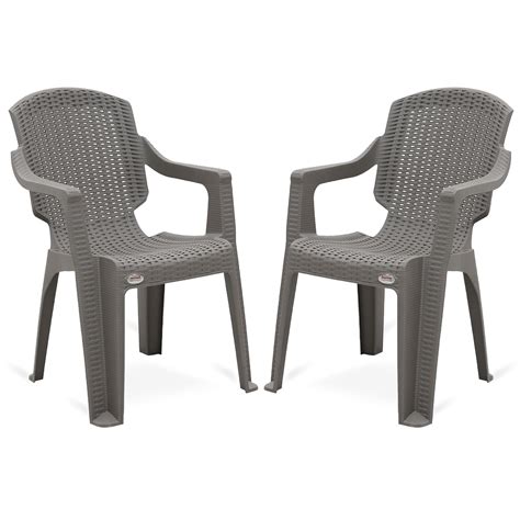Supreme chairs Mark Designer Back Rattan Type Plastic Chair in Matte ...