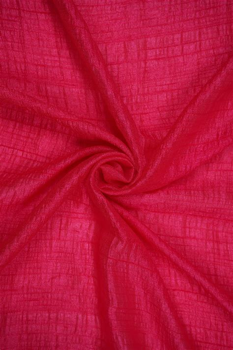Rani Pink Dyed Peona Silk – Saraaha