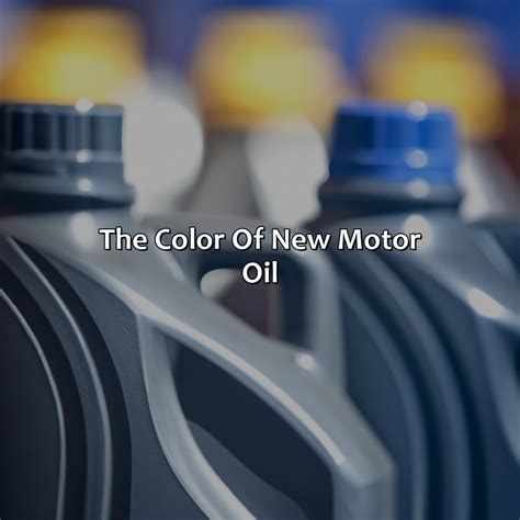 What Color Is Motor Oil - colorscombo.com
