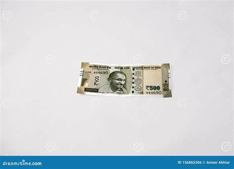 New Indian Five Hundred Rupee Currency Note Editorial Photo - Image of ...
