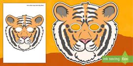 Year of the Tiger Mask Craft | Printable | Twinkl
