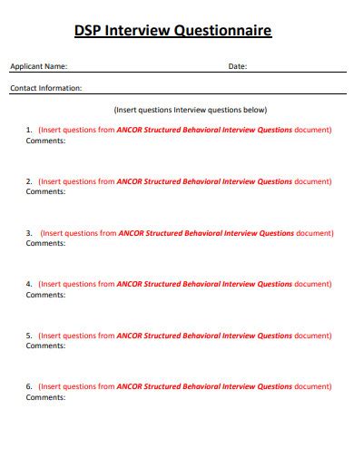 Image result for How to Design an Interview Questionnaire