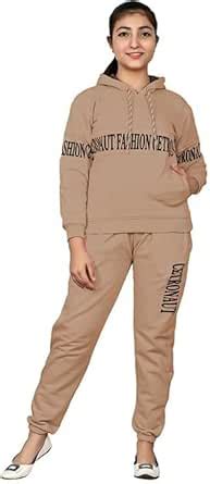 ORIEX THE ORIGINAL FASHION Girls/Women Printed Tracksuit-92 Light Peach ...