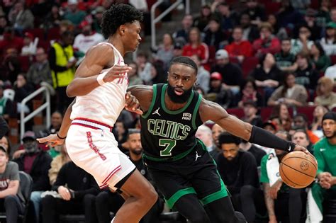 Jaylen Brown shows sacrifice with triple-double in Rockets win ...