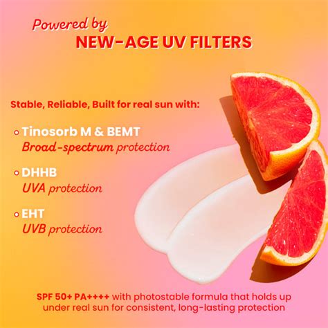 Vitamin C + E Sunscreen SPF 50+ PA++++ With New-Age UV Filters