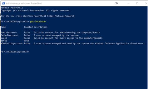 Remove Local User 的图像结果