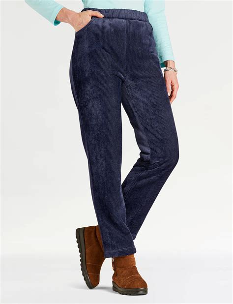 Fleece Lined Cord Trousers | Chums