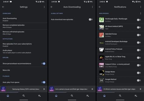 Google Podcasts Android App Gets A Redesign & Auto-Download Capability ...
