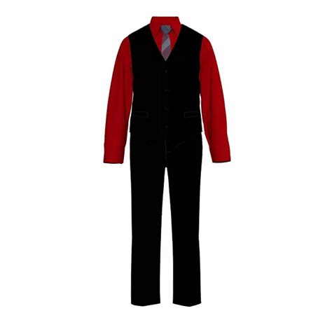 Boys 8-20 Van Heusen Button-Up Shirt, Vest, Pants & Tie Set
